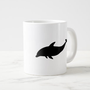 Delfin-Silhouette Jumbo-Tasse