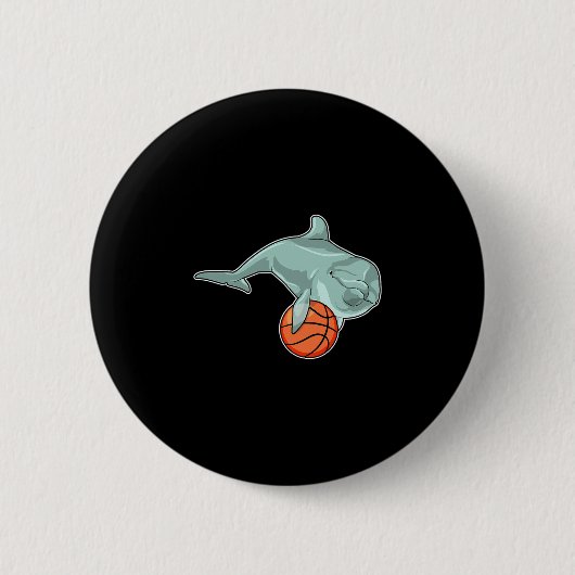 Delfin Sketll Spieler Sketll Sport Button (Vorderseite)