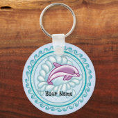 Delfin Splash Schlüsselanhänger (Vorderseite)