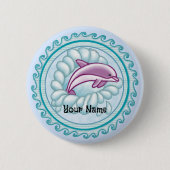 Delfin Spritzer Button (Vorderseite)