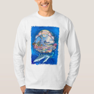 Delfin Strandparadies Langarmshirt T-Shirt