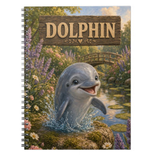 Delfin Süßes Baby-Geschichtenbuch Kinderzimmer Tie Notizblock