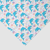 Delfin-Toilettenpapier Seidenpapier (Detail)