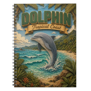 Delfin-Tropenküste POPCUT Notizblock
