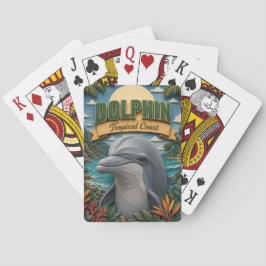 Delfin-Tropenküste POPCUT Spielkarten