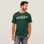 Delfin weiße Evolution Tiere Meerestiere fri T-Shirt (Vorne ganz)