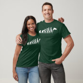 Delfin weiße Evolution Tiere Meerestiere fri T-Shirt (Unisex)