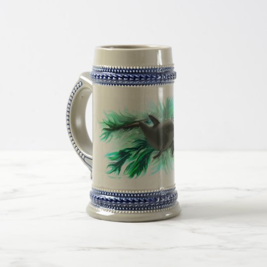 Delfinbaby Bierglas (Vorderseite Links)