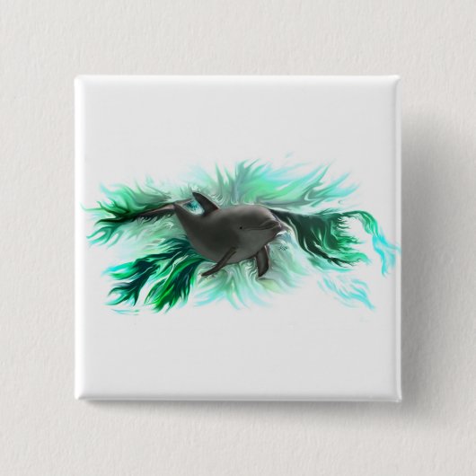 Delfinbaby Button (Vorderseite)