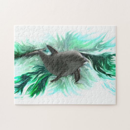 Delfinbaby Puzzle (Horizontal)