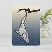 Delfincocoon Einladung (Stehend Vorderseite)