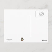 Delfindesign Postkarte (Rückseite)