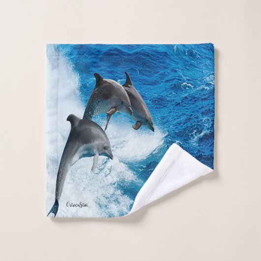 Delfine Badhandtuch Set (Waschlappen)