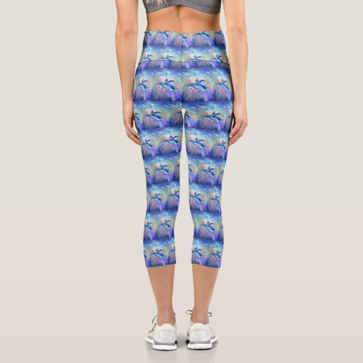 Delfine- Capri Leggings (Rückseite)