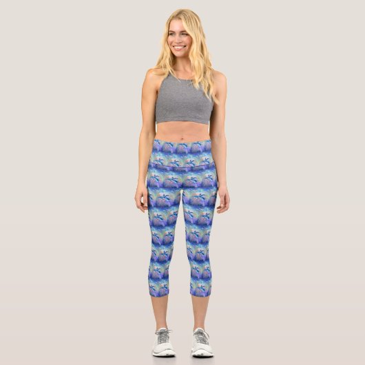 Delfine- Capri Leggings (Vorderseite)