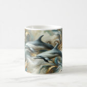 Delfine Golden Botanical Dreamscape Kaffeetasse (Mittel)