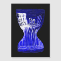 Delfine , Hand-Times-Magnetkarte