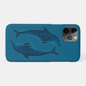 Delfine in der tiefblauen See Case-Mate iPhone Hülle (Rückseite (Horizontal))