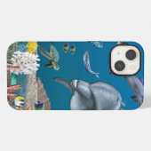 Delfine iPhone hülle (Rückseite (Horizontal))