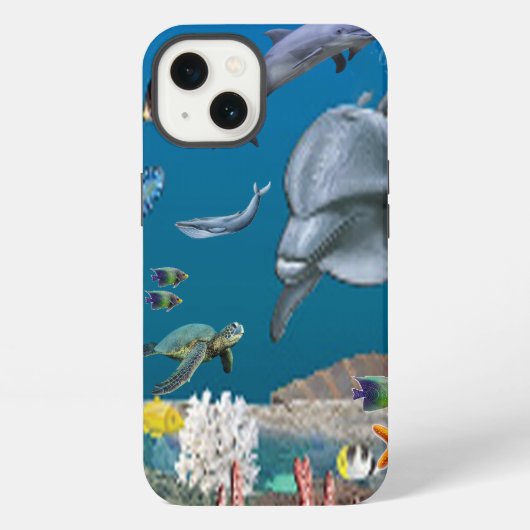 Delfine iPhone hülle (Rückseite)
