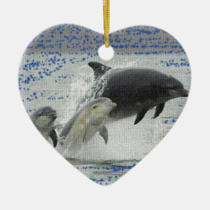 Delfine Keramikornament