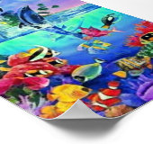 Delfine Original Oils Artwork Posters Poster (Ecke)