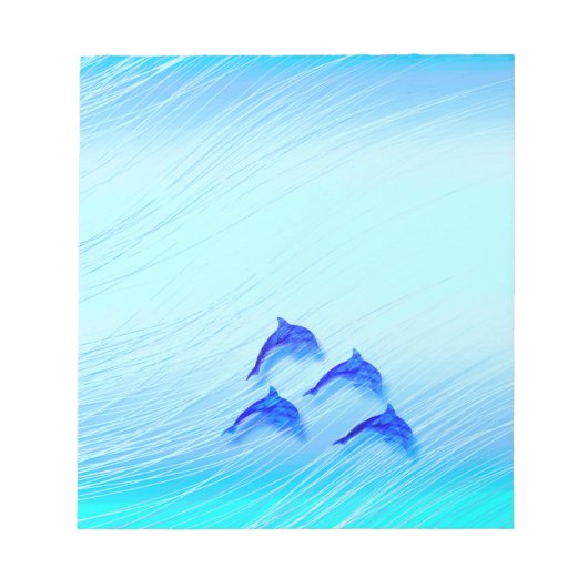 Delfine springen notizblock (Vorderseite)