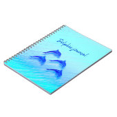 Delfine springen notizblock (Linke Seite)