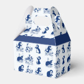 Delfine, Wale und Pinguine Geschenkschachtel (Rückseite)