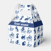 Delfine, Wale und Pinguine Geschenkschachtel (Vorderseite)