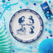 Delfine, Wale und Pinguine Pappteller (Party)