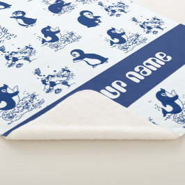 Delfine, Wale und Pinguine Sherpadecke