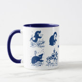 Delfine, Wale und Pinguine Tasse (Links)