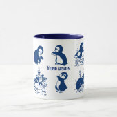 Delfine, Wale und Pinguine Tasse (Zentrum)