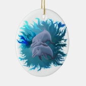 Delfinparat Keramikornament (Rechts)