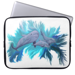 Delfinschule Laptopschutzhülle