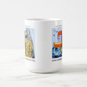 Delfinsichere Tuba Lustig Kaffeetasse (Mittel)