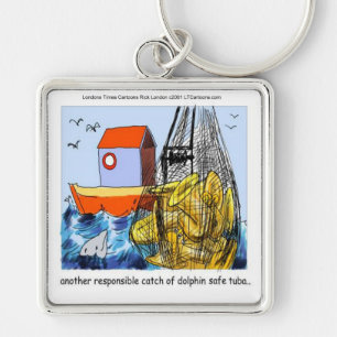 Delfinsicherer Tuba Lustig Schlüsselanhänger