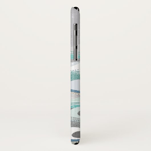 Delfinwellen bei Sonnenuntergang Case-Mate iPhone Hülle (Hinten/Links)