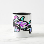 Delfinwellen-Spaß Tasse (Zentrum)