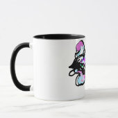 Delfinwellen-Spaß Tasse (Links)
