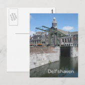 Delfshaven Postkarte (Vorne/Hinten)
