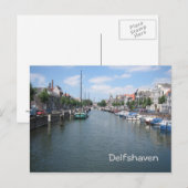 Delfshaven Postkarte (Vorne/Hinten)