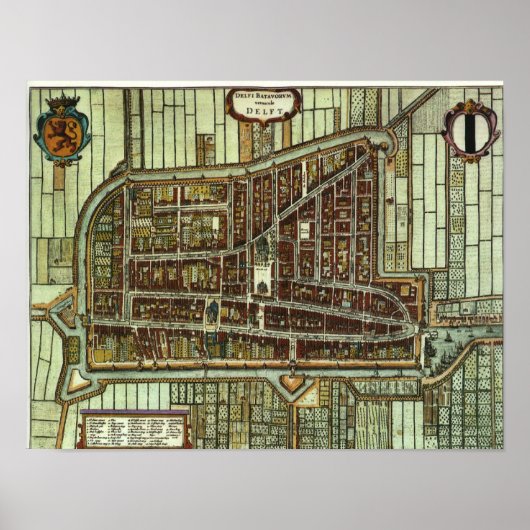 Delft - 1652 poster (Vorne)