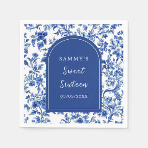 Delft-Blau Antique Chinoiserie Sweet Sixteen Serviette