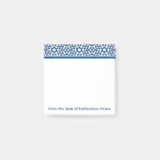 Delft-Blau-Grenze Post-it Klebezettel