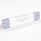 Delft-Blau-Vogel Namensplakette