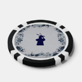 Delft blauer Kachelwald 'de Roos' in Delft Pokerchips (Einzeln)