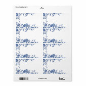 Delft-Blaues Versandetikett (Vorne)