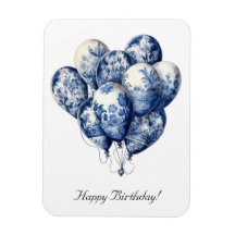 Delft-Blauwe Ballons, anpassbar 